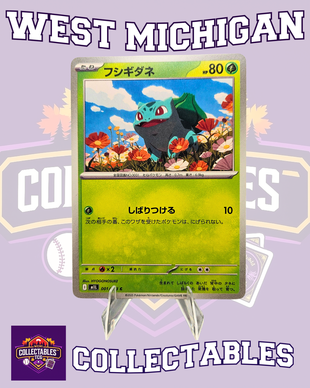 Bulbasaur 001/063 - Common - Collectible TCG Card