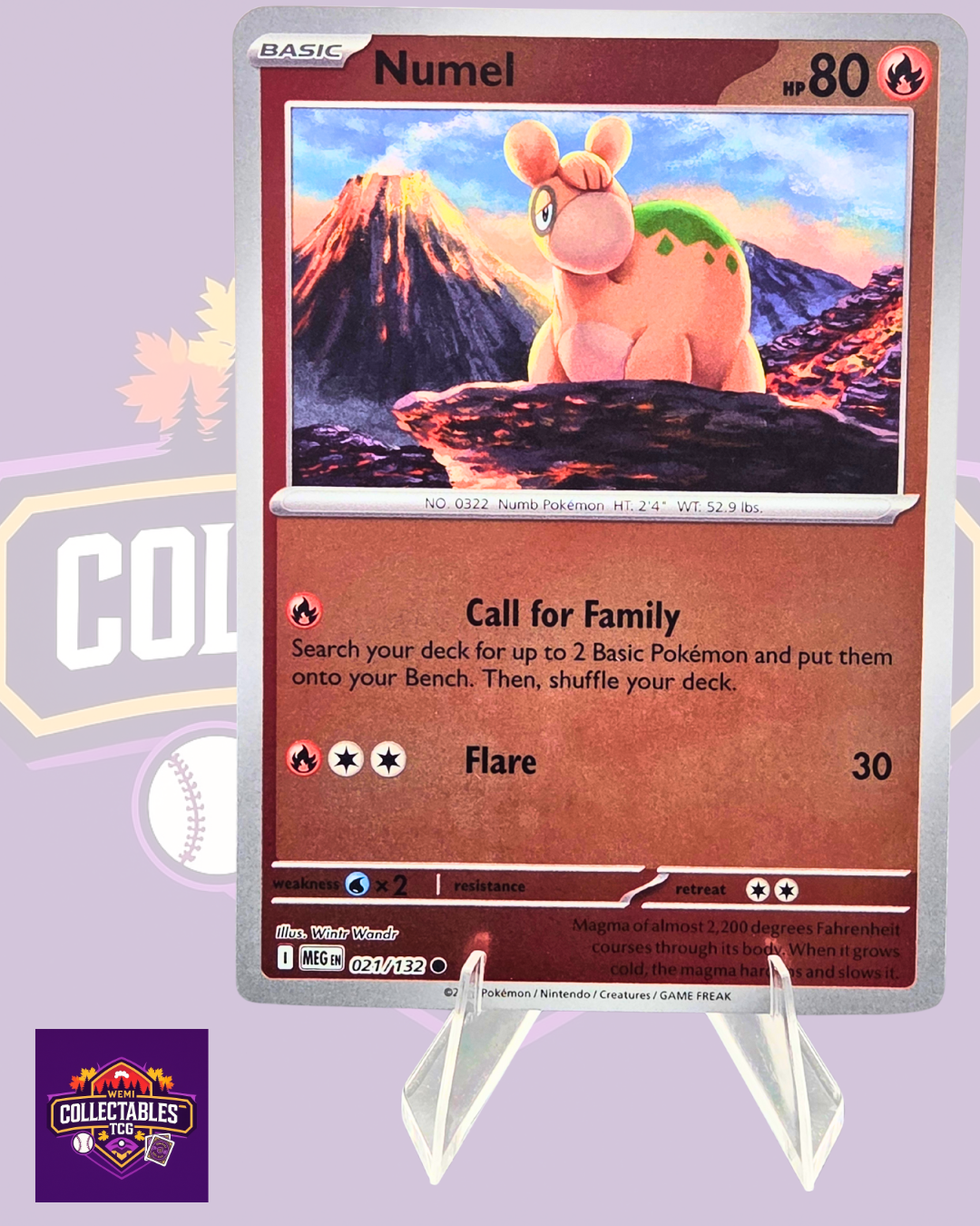 Numel – 021/132 | English Pokémon TCG Mega Evolutions