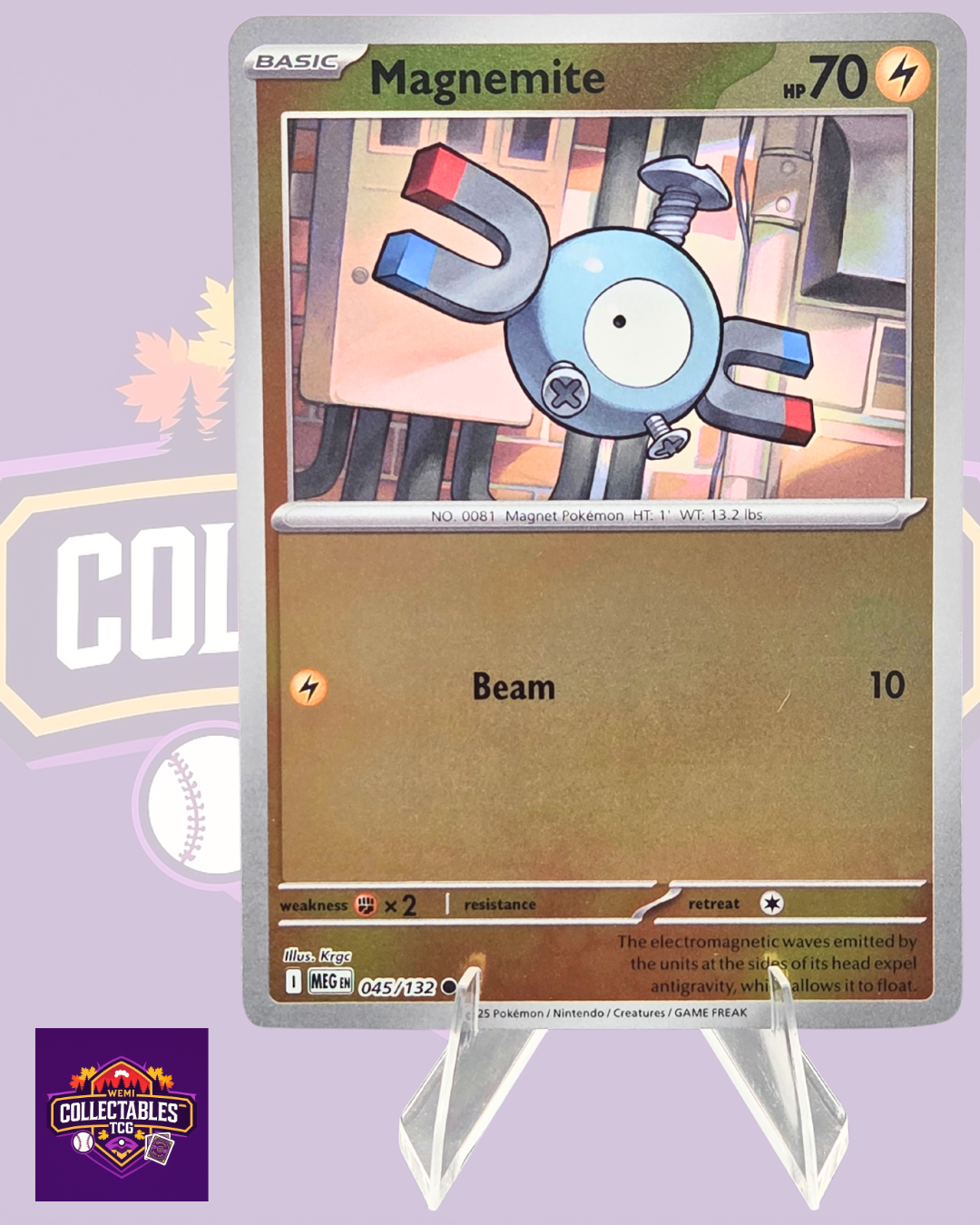 Magnemite – 045/132 | English Pokémon TCG Mega Evolutions
