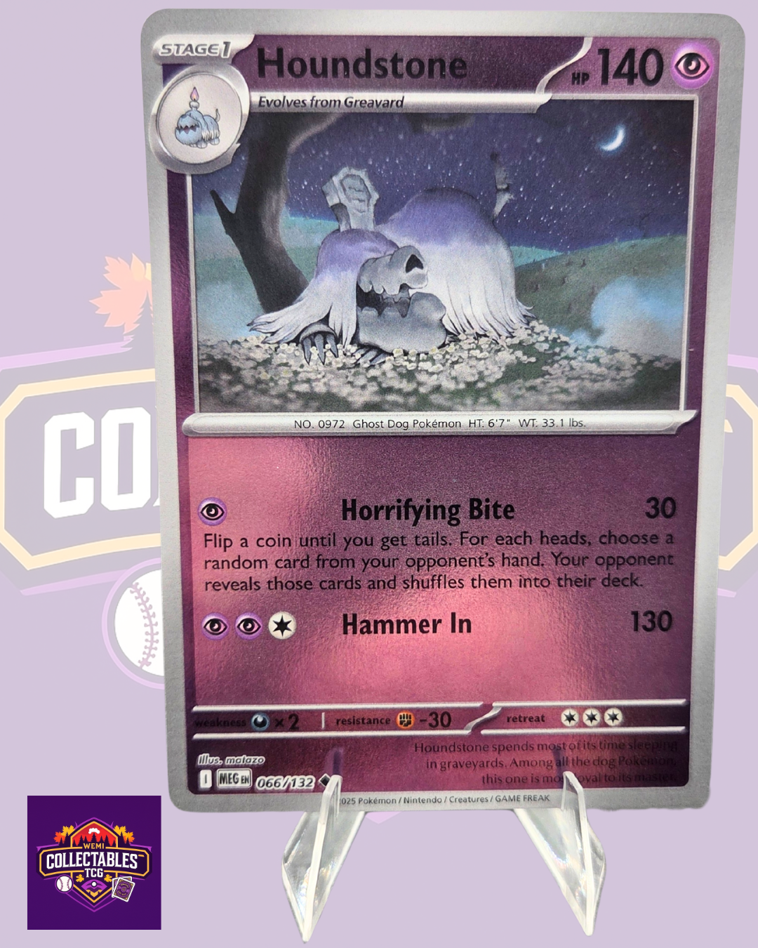 Houndstone – 066/132 | English Pokémon TCG Mega Evolutions