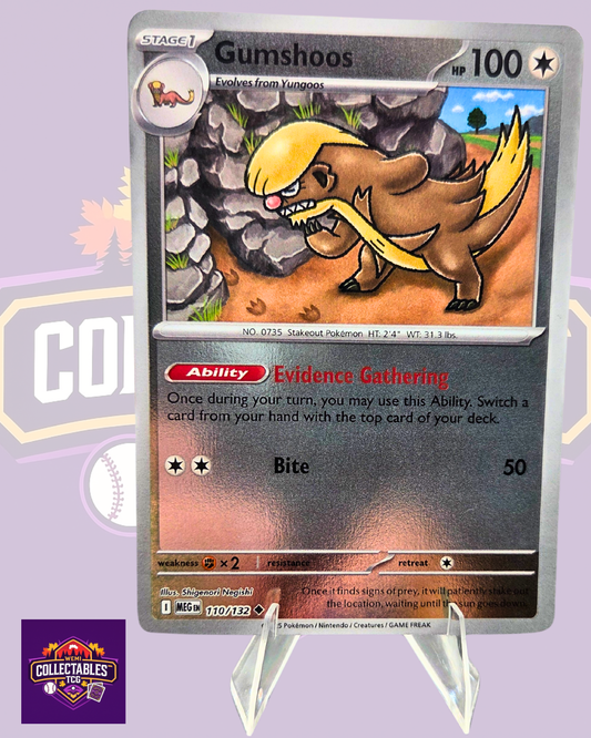 Gumshoos – 110/132 | English Pokémon TCG Mega Evolutions