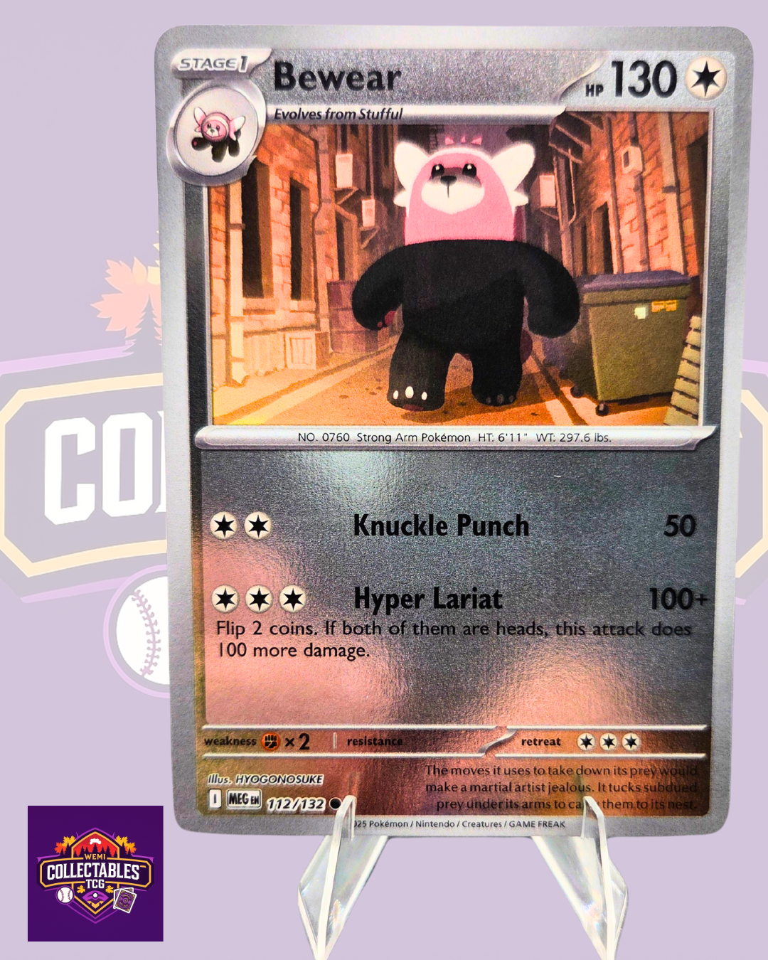 Bewear – 112/132 | English Pokémon TCG Mega Evolutions