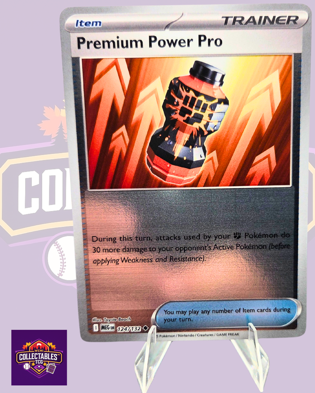 Premium Power Pro – 124/132 | English Pokémon TCG Mega Evolutions