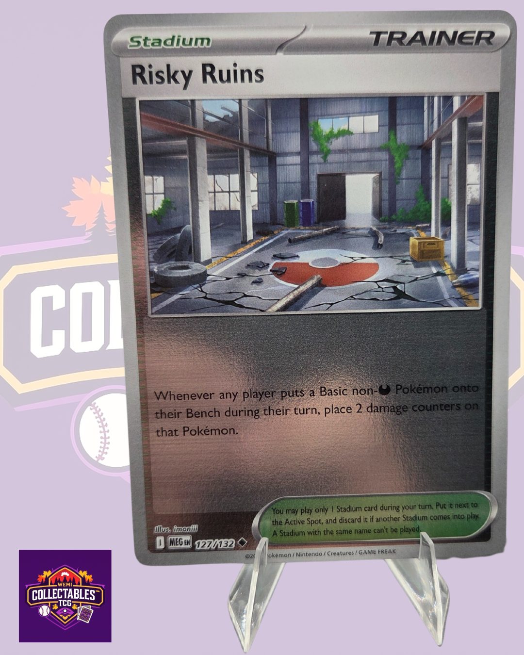 Risky Ruins – 127/132 | English Pokémon TCG Mega Evolutions