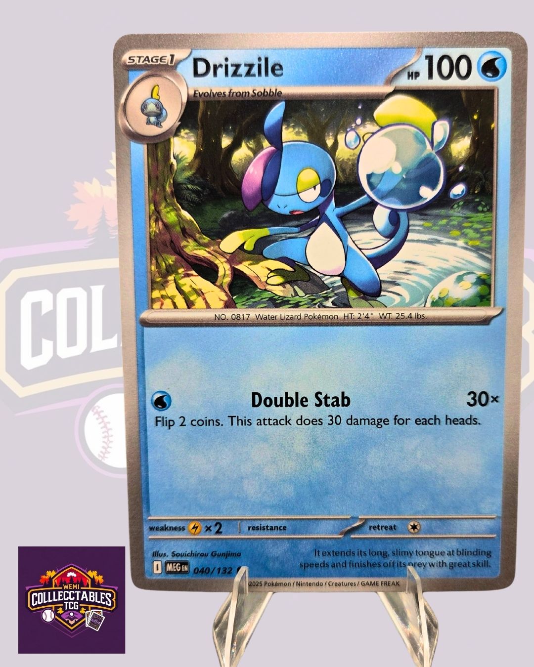 Drizzle – 040/132 | English Pokémon TCG Mega Evolutions