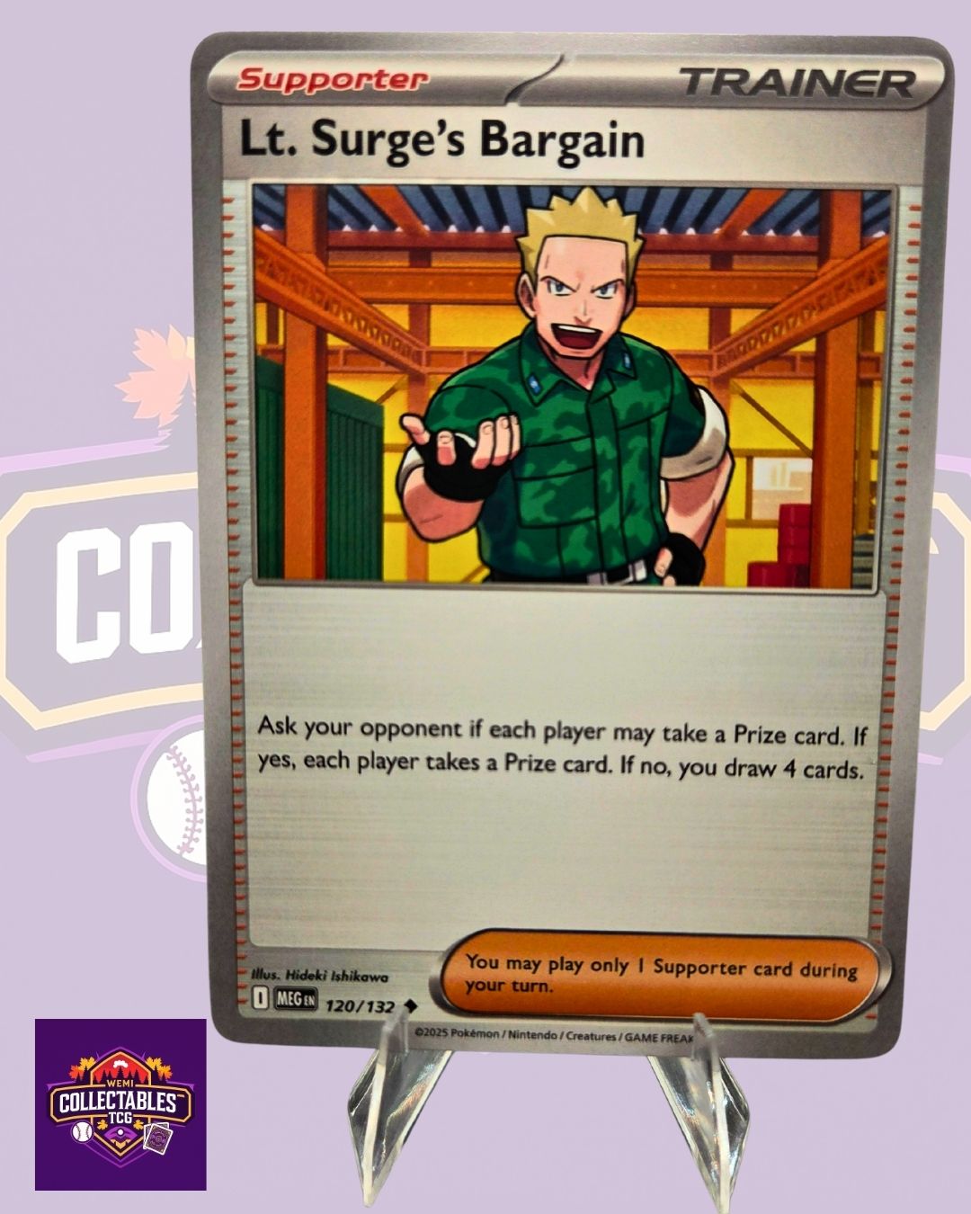 Lt. Surges Bargin – 120/132 | English Pokémon TCG Mega Evolutions