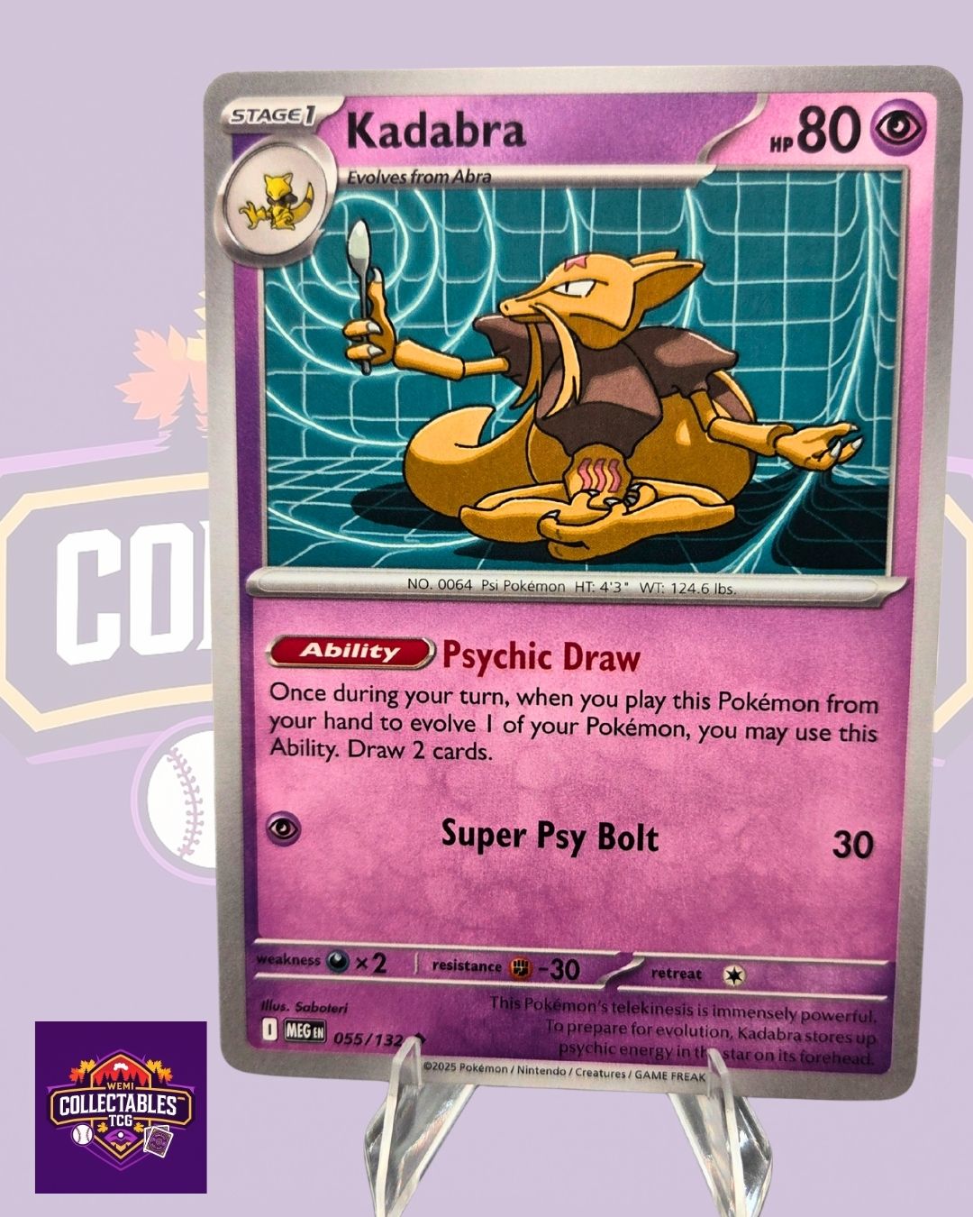 Kadabra – 055/132 | English Pokémon TCG Mega Evolutions
