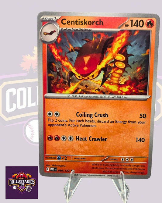 Centiskorch – 030/132 | English Pokémon TCG Mega Evolutions