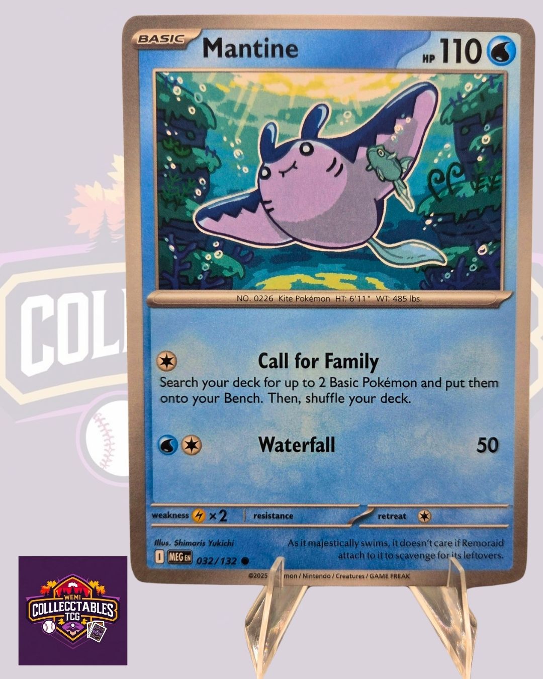 Mantine – 032/132 | English Pokémon TCG Mega Evolutions