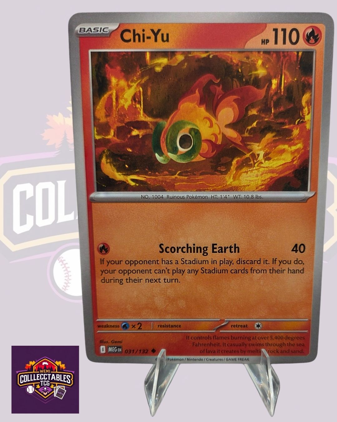 Chi-Yu – 031/132 | English Pokémon TCG Mega Evolutions