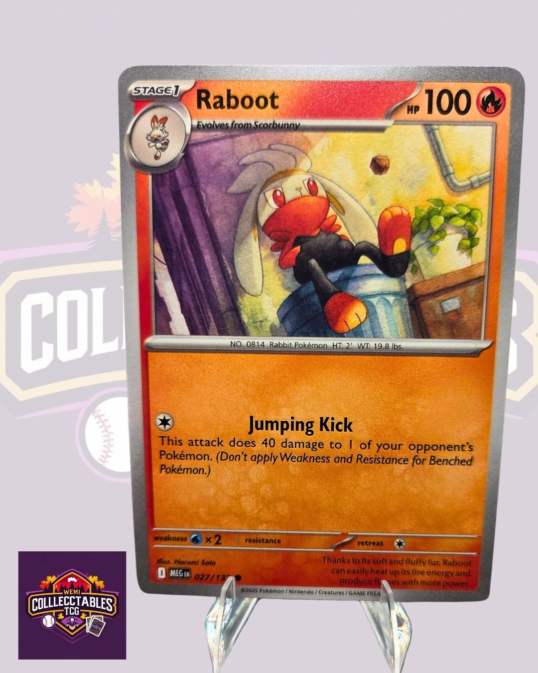 Raboot – 027/132 | English Pokémon TCG Mega Evolutions