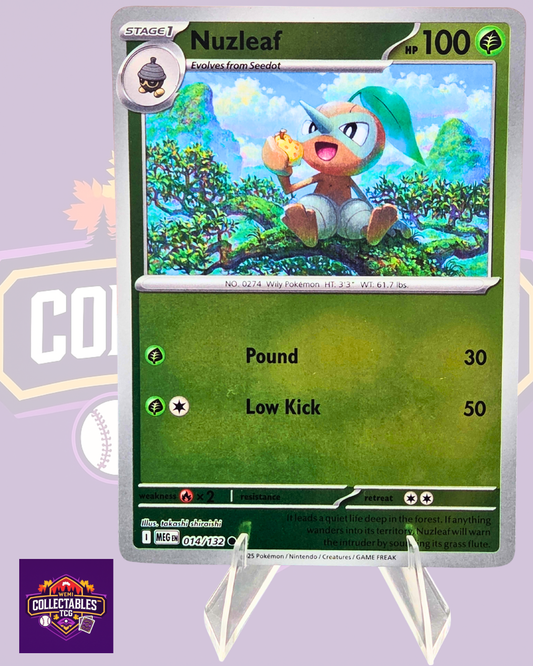 Nuzleaf – 014/132 | English Pokémon TCG Mega Evolutions