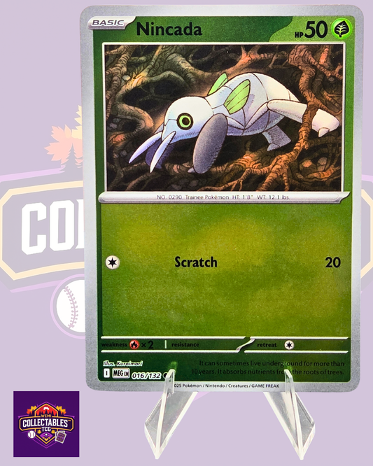 Nincada – 016/132 | English Pokémon TCG Mega Evolutions