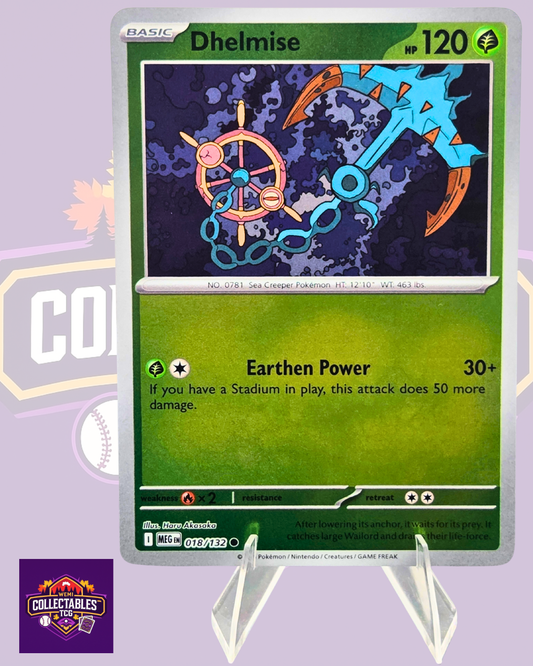 Dhelmise – 018/132 | English Pokémon TCG Mega Evolutions
