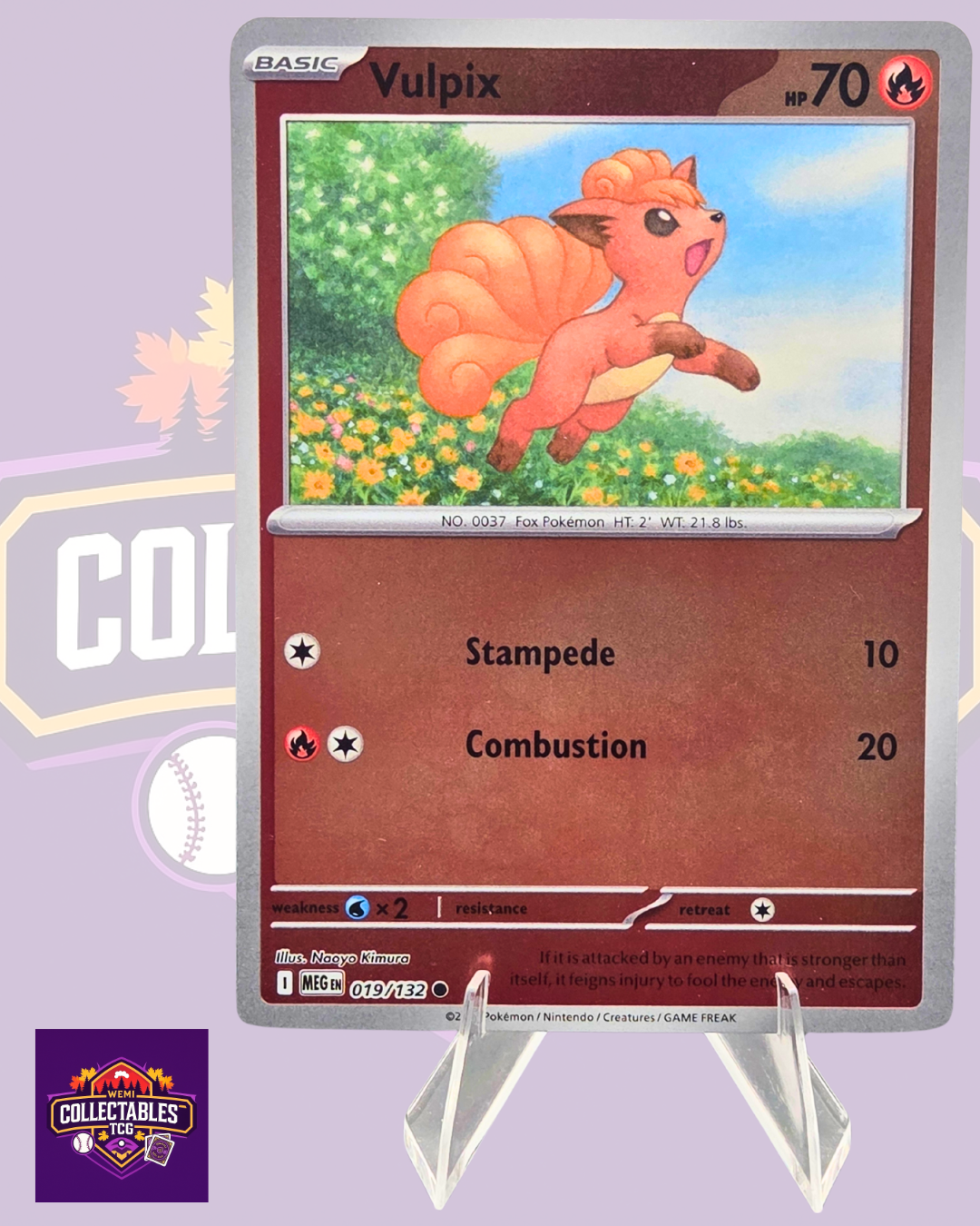 Vulpix – 019/132 | English Pokémon TCG Mega Evolutions