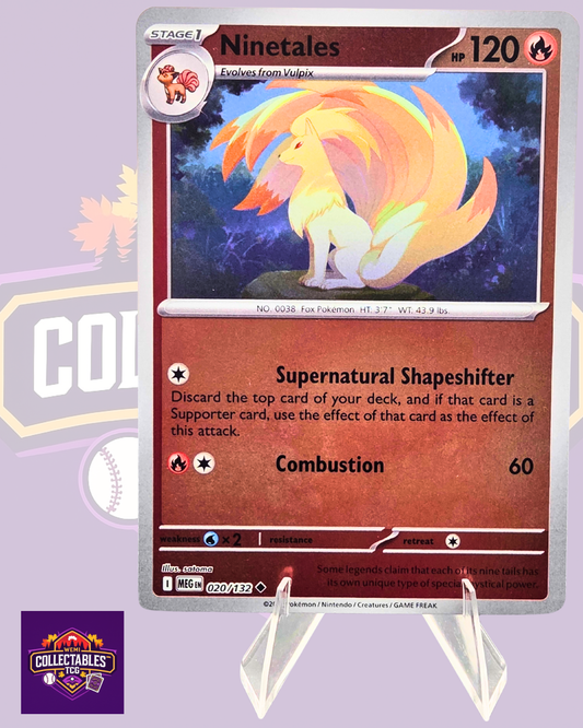 Ninetails – 020/132 | English Pokémon TCG Mega Evolutions