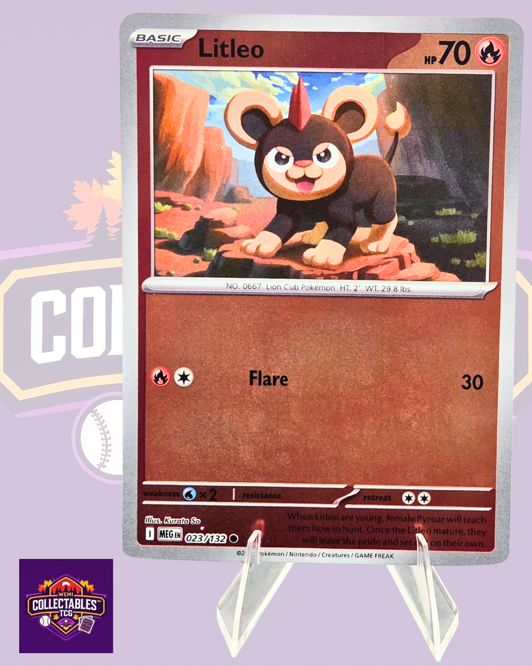 Litleo – 023/132 | English Pokémon TCG Mega Evolutions