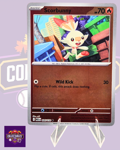 Scorbunny – 026/132 | English Pokémon TCG Mega Evolutions
