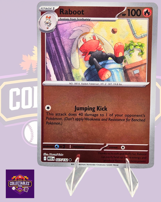 Raboot – 027/132 | English Pokémon TCG Mega Evolutions