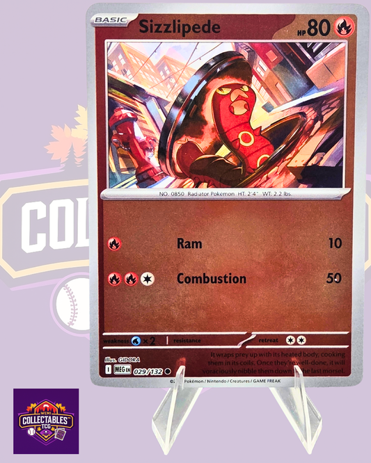 Sizzlipede – 029/132 | English Pokémon TCG Mega Evolutions
