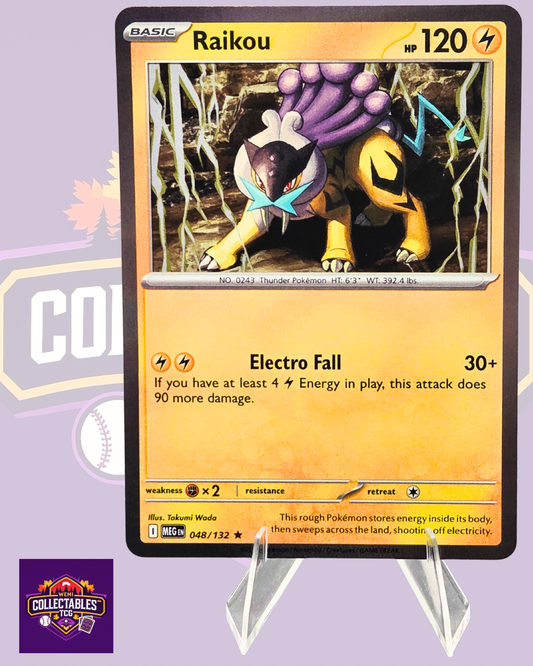 Raikou – 048/132 | English Pokémon TCG Mega Evolutions