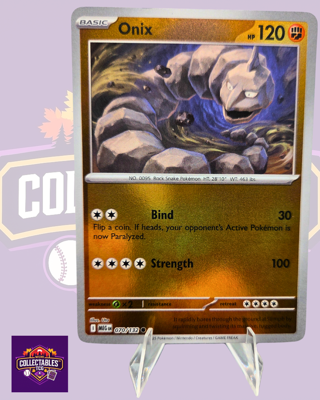 Onix – 070/132 | English Pokémon TCG Mega Evolutions