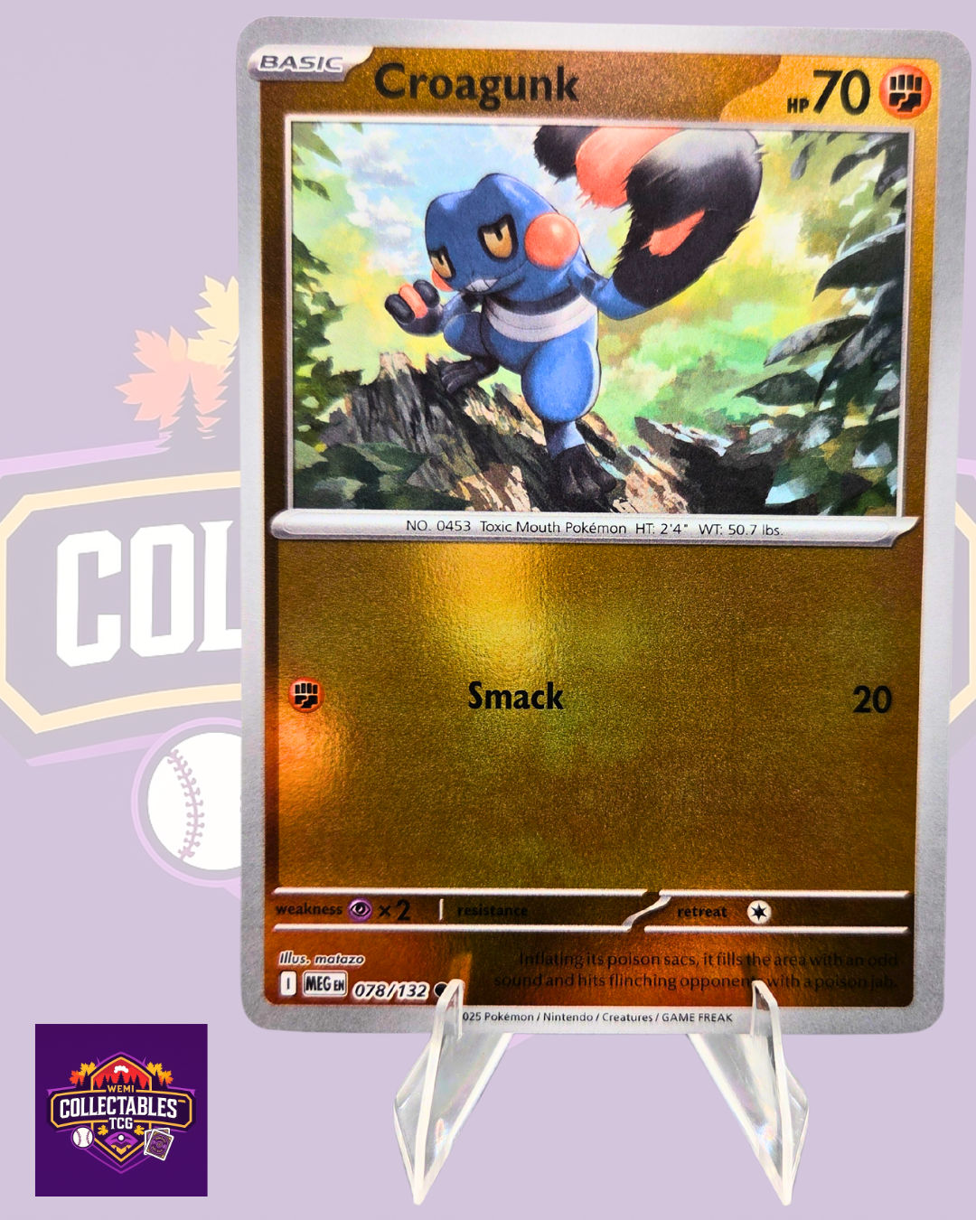 Croagunk – 078/132 | English Pokémon TCG Mega Evolutions