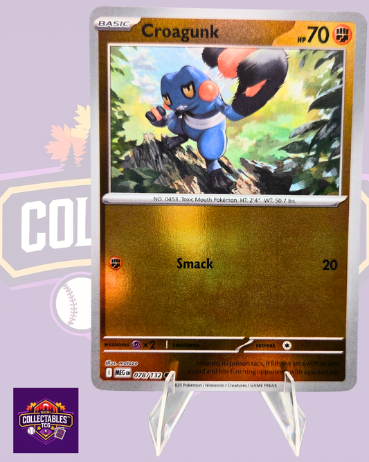 Croagunk – 078/132 | English Pokémon TCG Mega Evolutions