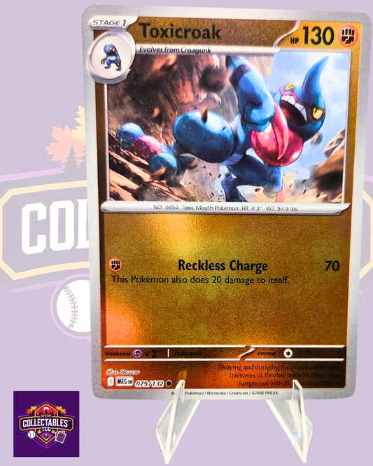 Toxicroak – 079/132 | English Pokémon TCG Mega Evolutions