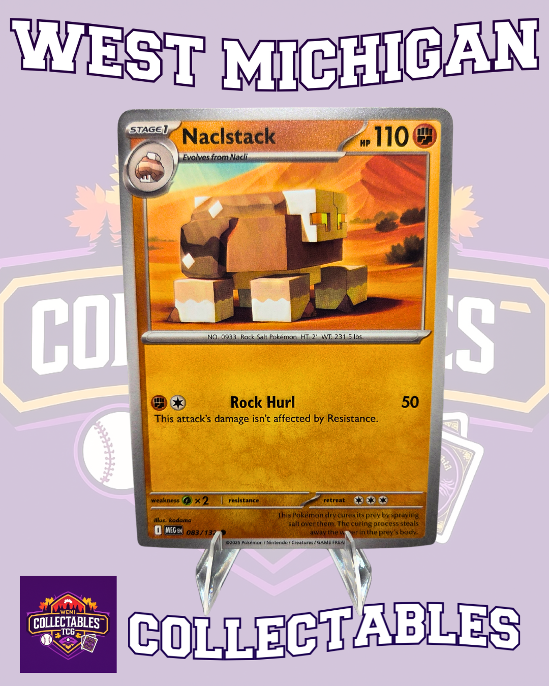 Naclstack – 083/132 | English Pokémon TCG Mega Evolutions