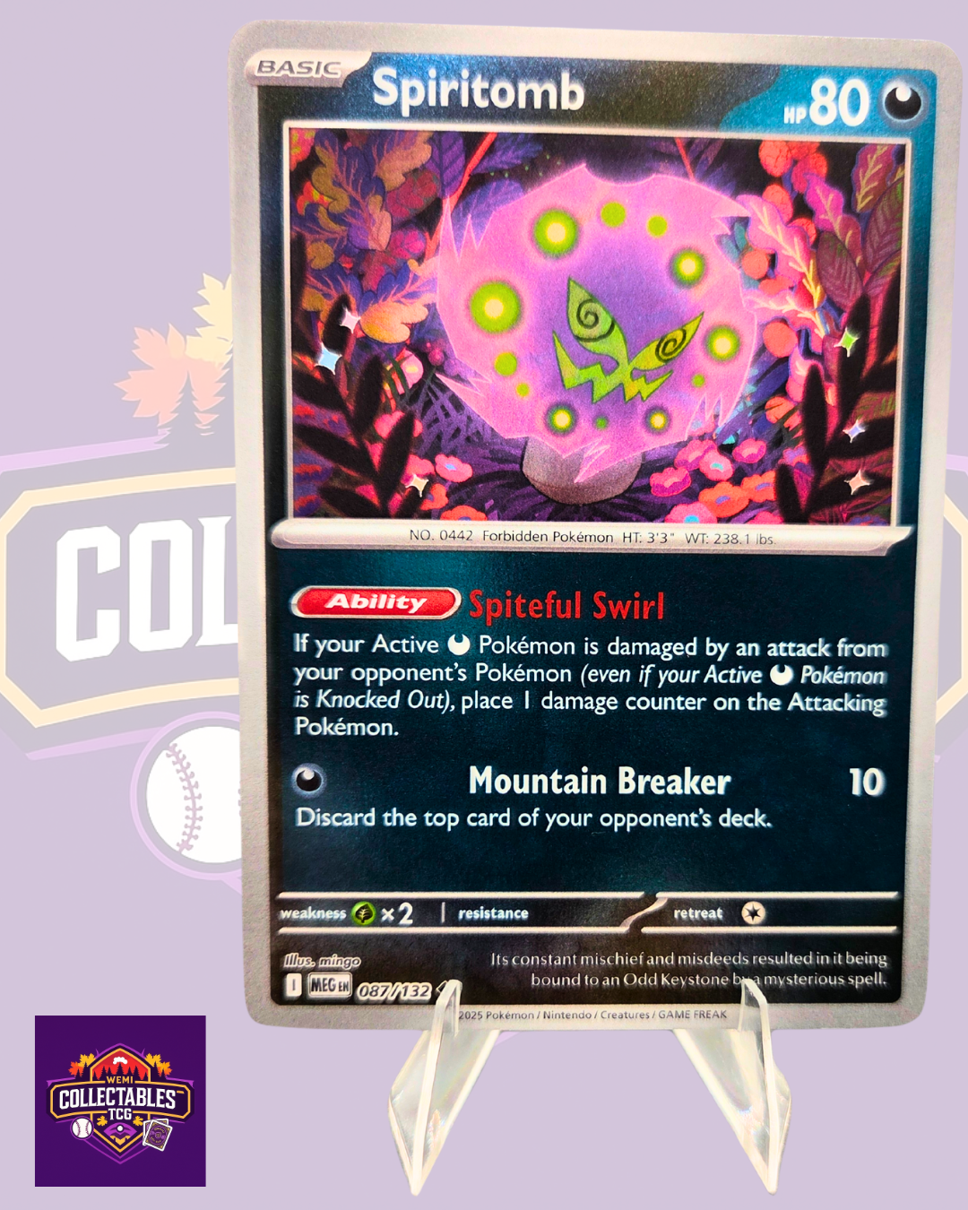 Spiritomb – 087/132 | English Pokémon TCG Mega Evolutions