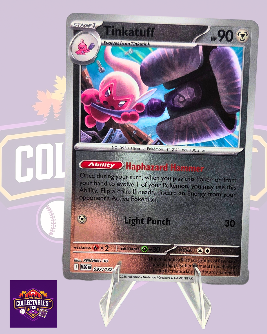 Tinkatuff – 097/132 | English Pokémon TCG Mega Evolutions