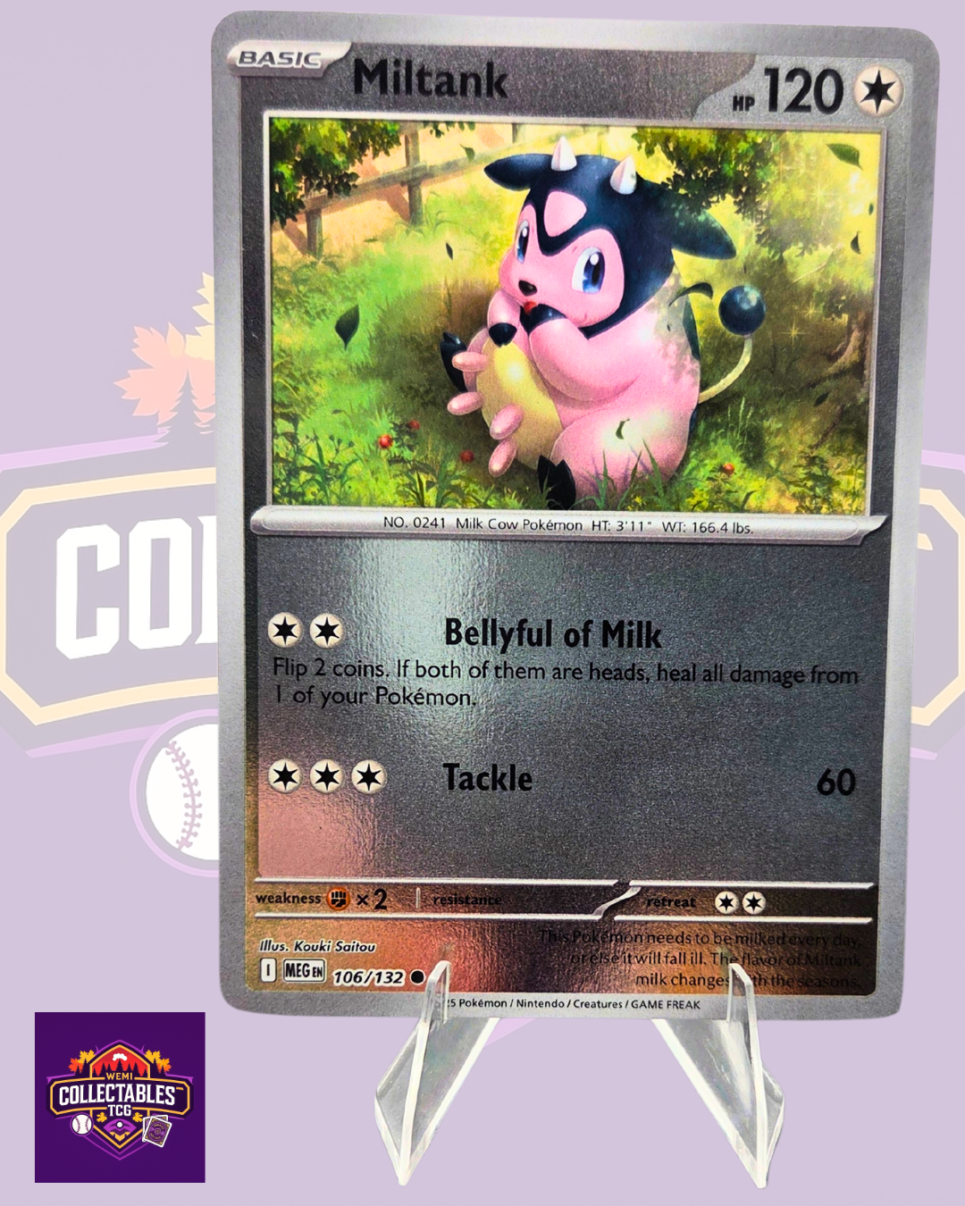 Miltank – 106/132 | English Pokémon TCG Mega Evolutions