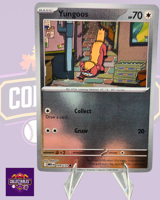 Yungoos – 109/132 | English Pokémon TCG Mega Evolutions