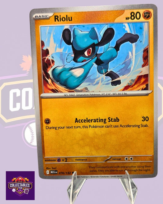 Riolu – 076/132 | English Pokémon TCG Mega Evolutions