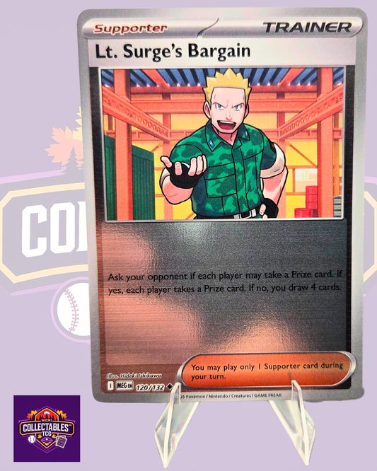 Lt. Surges Bargin  – 120/132 | English Pokémon TCG Mega Evolutions