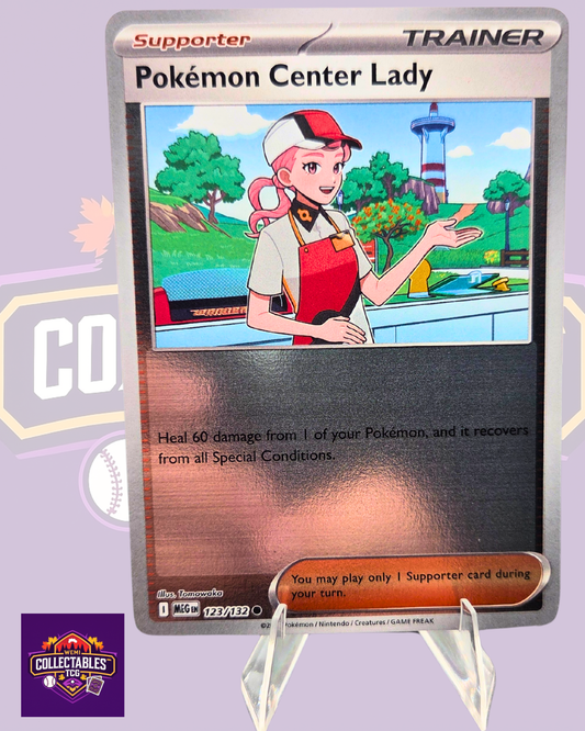 Pokemon Center Lady – 123/132 | English Pokémon TCG Mega Evolutions