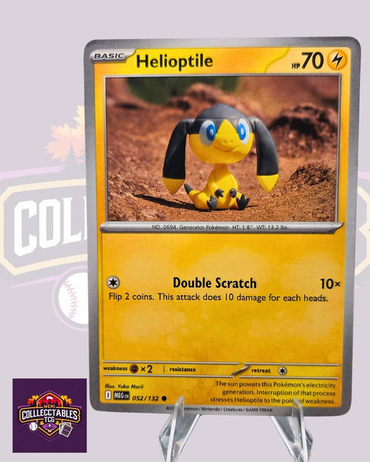 Helioptile – 052/132 | English Pokémon TCG Mega Evolutions