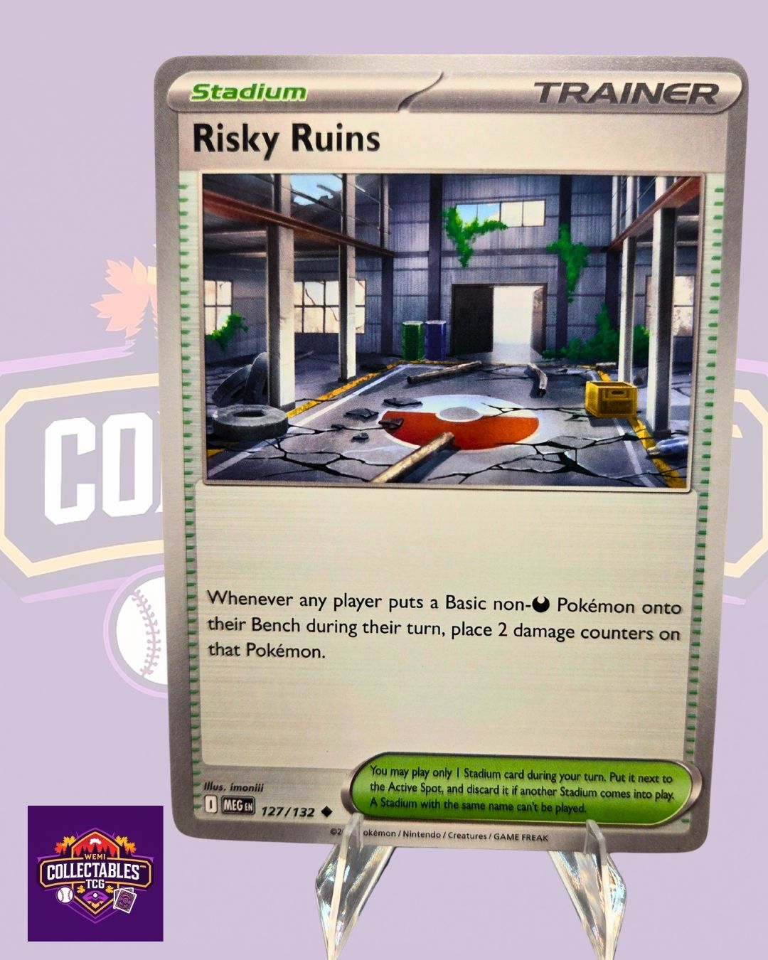Risky Ruins – 127/132 | English Pokémon TCG Mega Evolutions