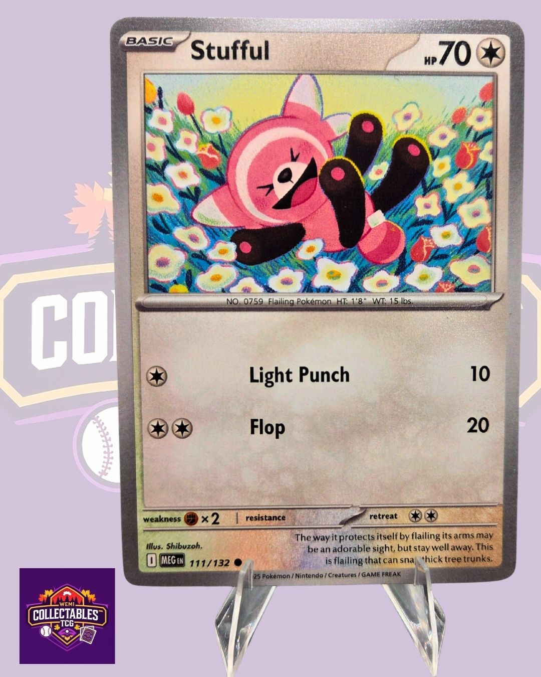 Stufful – 111/132 | English Pokémon TCG Mega Evolutions