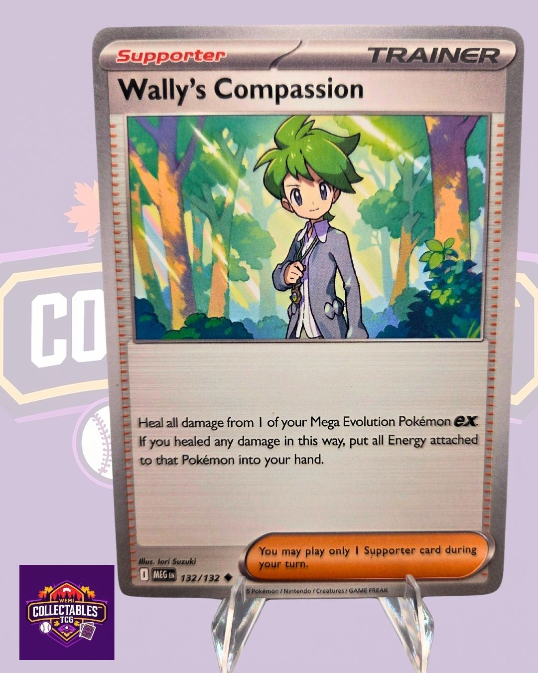 Wally's Compassion – 132/132 | English Pokémon TCG Mega Evolutions