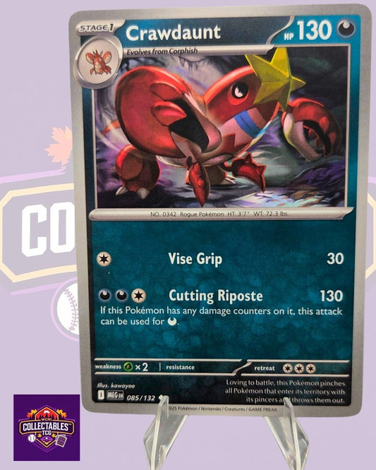 Crawdaunt – 085/132 | English Pokémon TCG Mega Evolutions