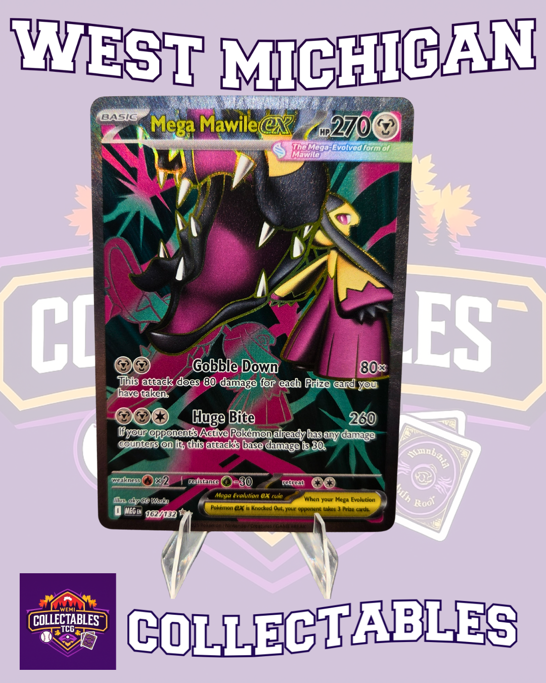 162/132 Mega Mawile ex – Full Art – Mega Evolutions