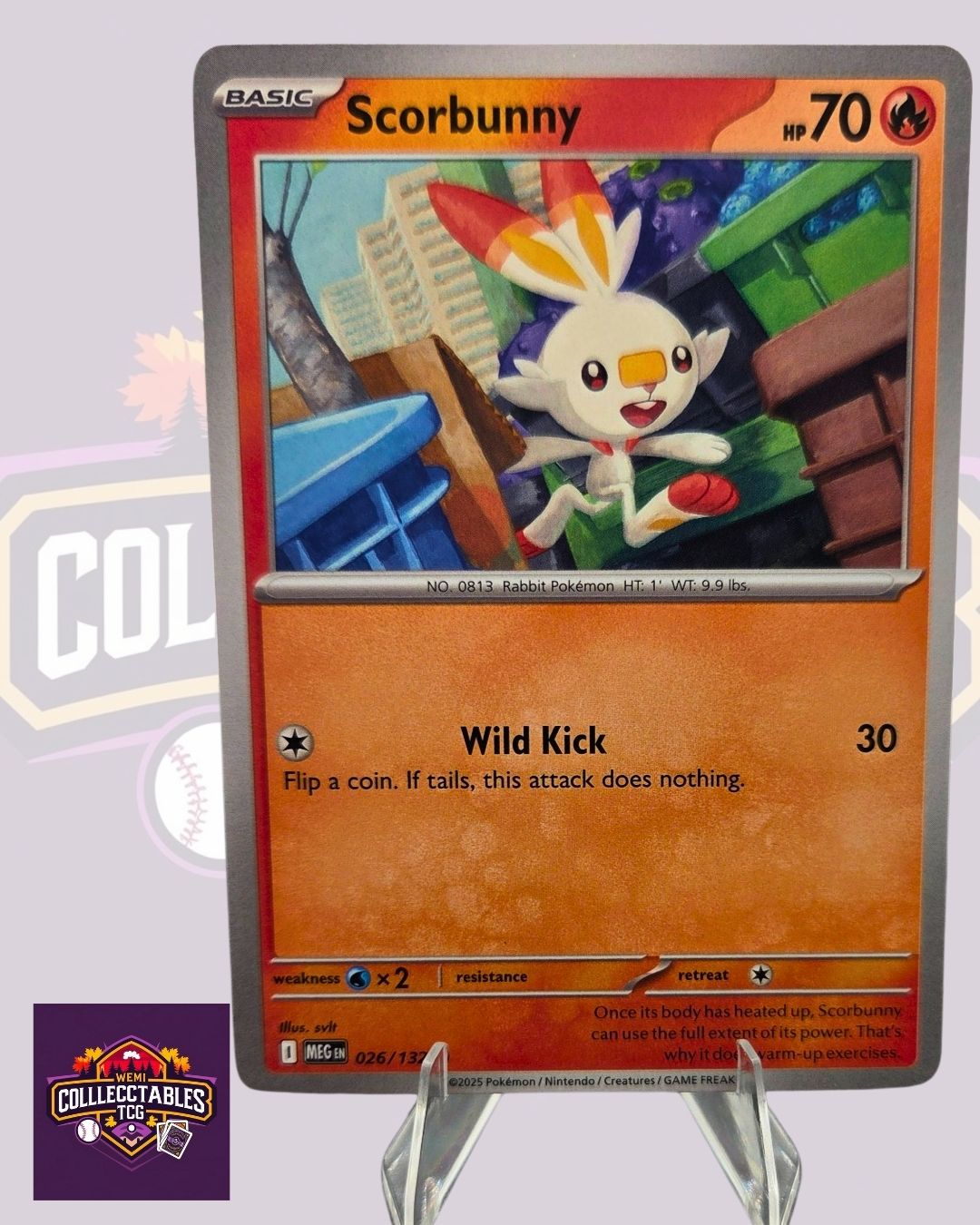 Scorbunny – 026/132 | English Pokémon TCG Mega Evolutions
