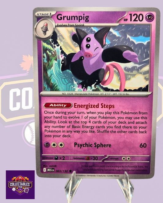 Grumpig – 063/132 | English Pokémon TCG Mega Evolutions