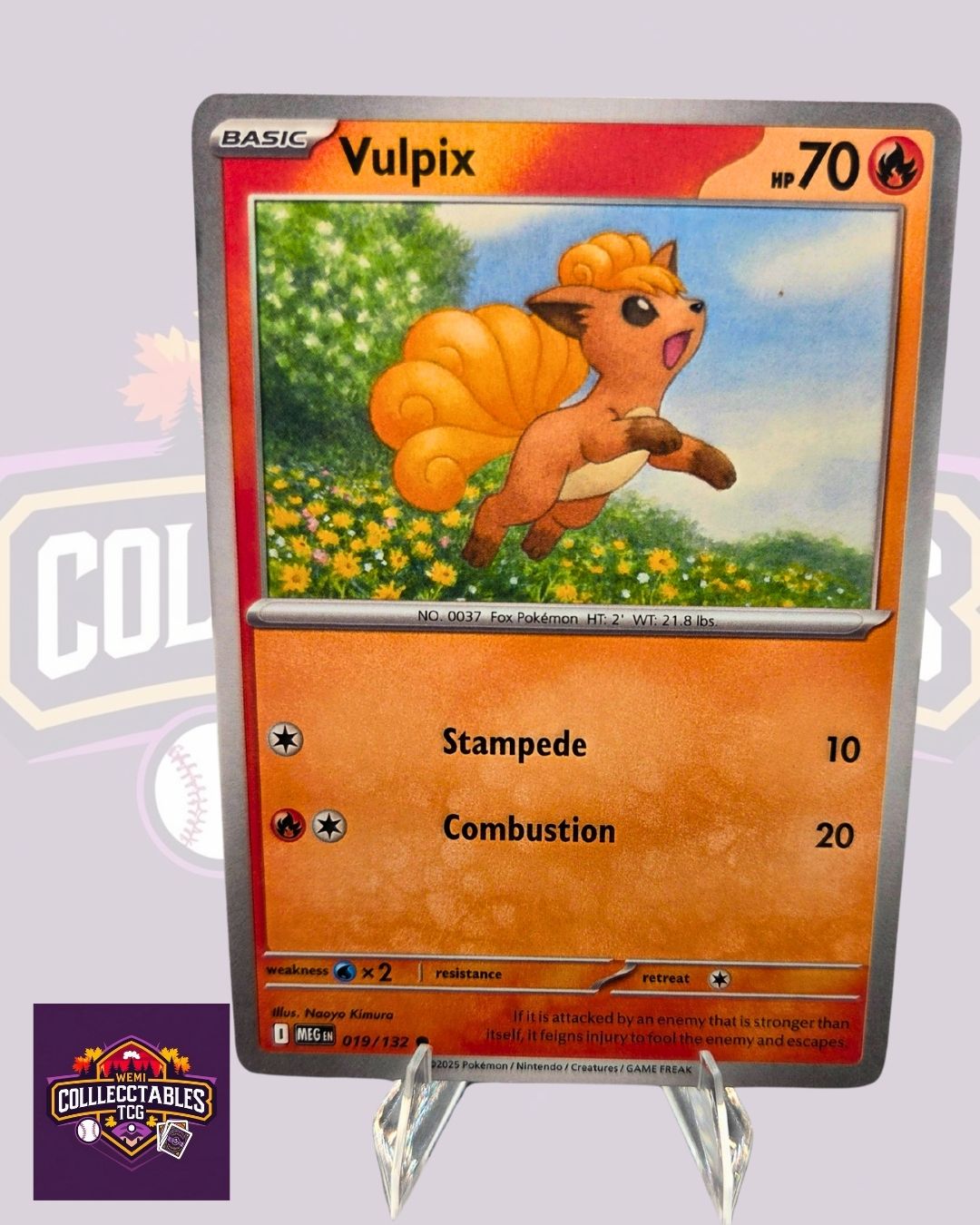 Vulpix – 019/132 | English Pokémon TCG Mega Evolutions