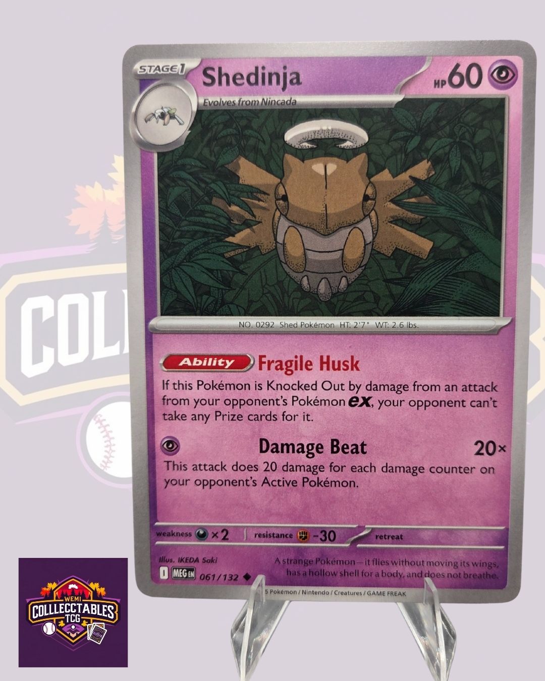 Shedinja – 061/132 | English Pokémon TCG Mega Evolutions