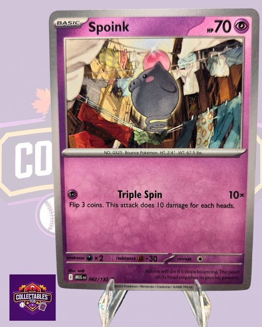 Spoink – 062/132 | English Pokémon TCG Mega Evolutions