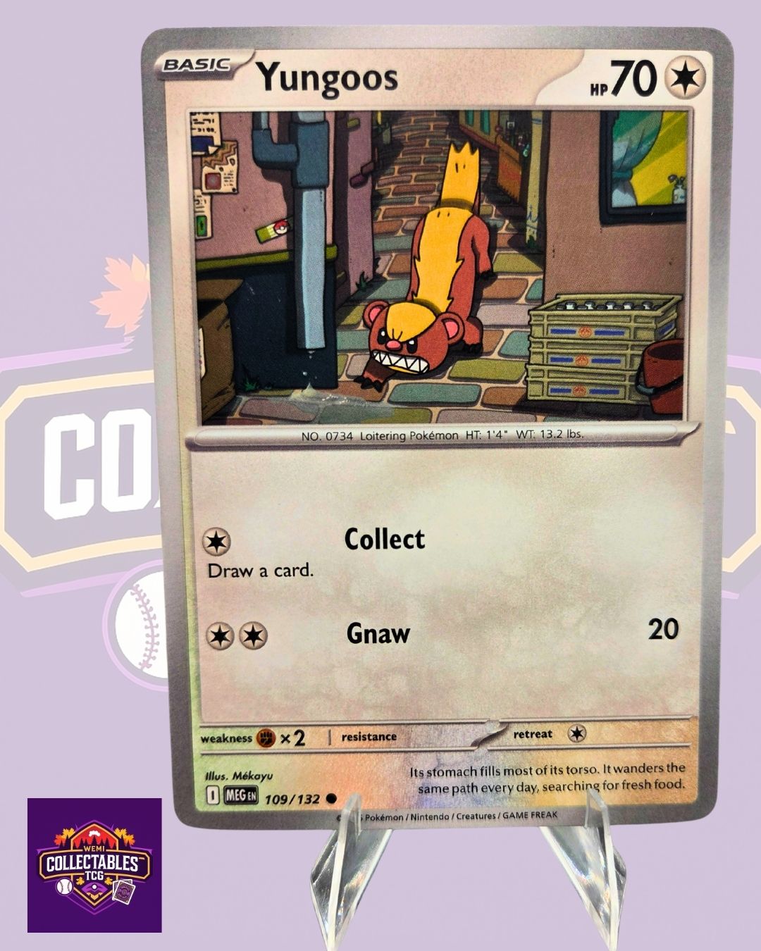 Yungoos – 109/132 | English Pokémon TCG Mega Evolutions