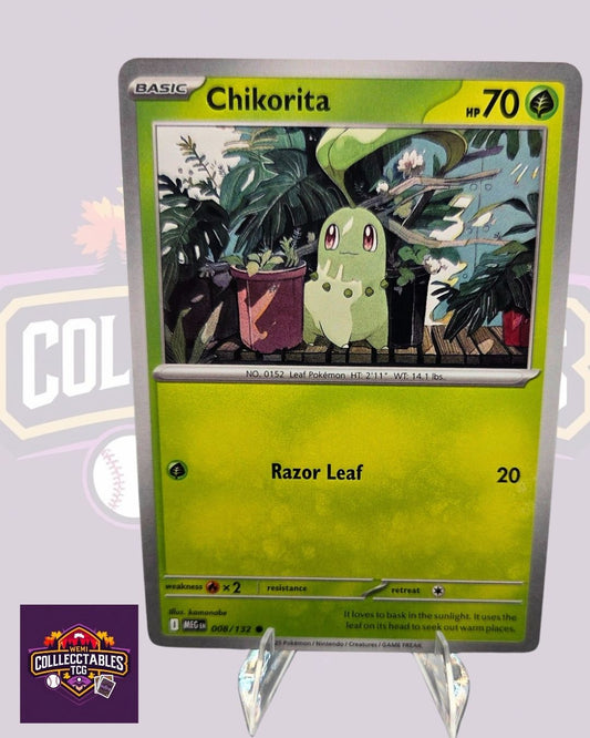 Chikorita – 008/132 | English Pokémon TCG Mega Evolutions